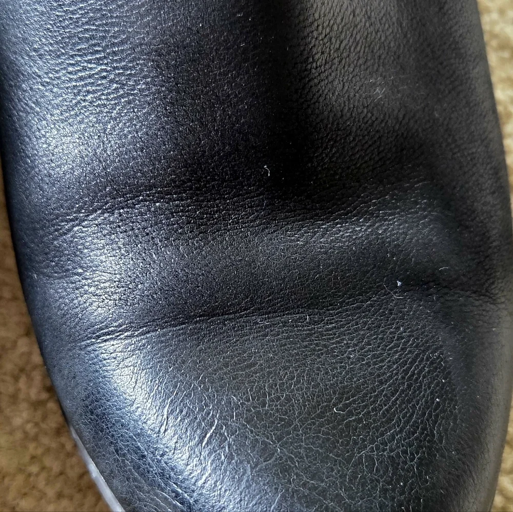 Dansko Liliana Black Nubuck Leather Slip-on Wedge Clogs Size 41 (US 10.5-11)
